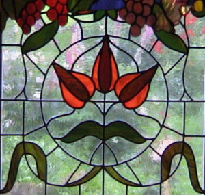 Vitrail Edwardian pour fenêtre