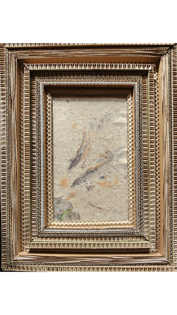 Duo de Carpes encadré